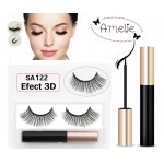 Gene false Amelie Effect 3D tip banda 1 pereche cu Magnet Cod SA122 + Adeziv cu magnet